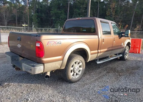2012 Ford F-250 Lariat from USA, damaged, VIN 1FT7W2BT0CEA63672